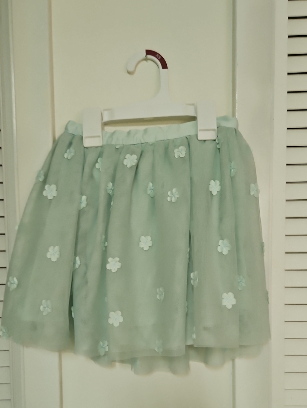 Cherokee Girl's Mint Green Floral Skater Skirt
